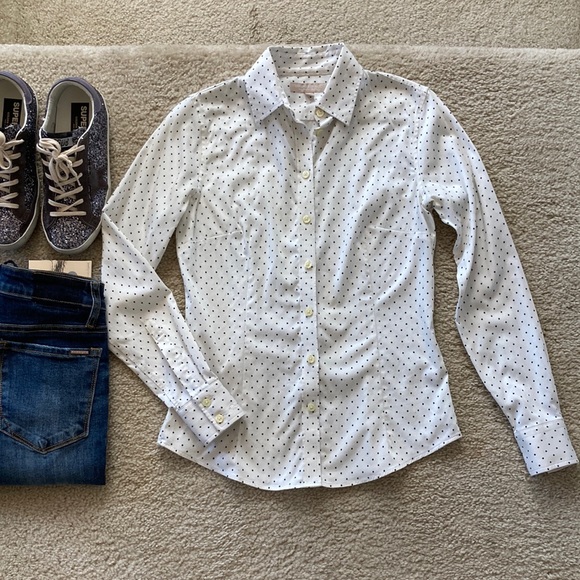 Banana Republic Tops - Banana Republic Polka Dot Blouse